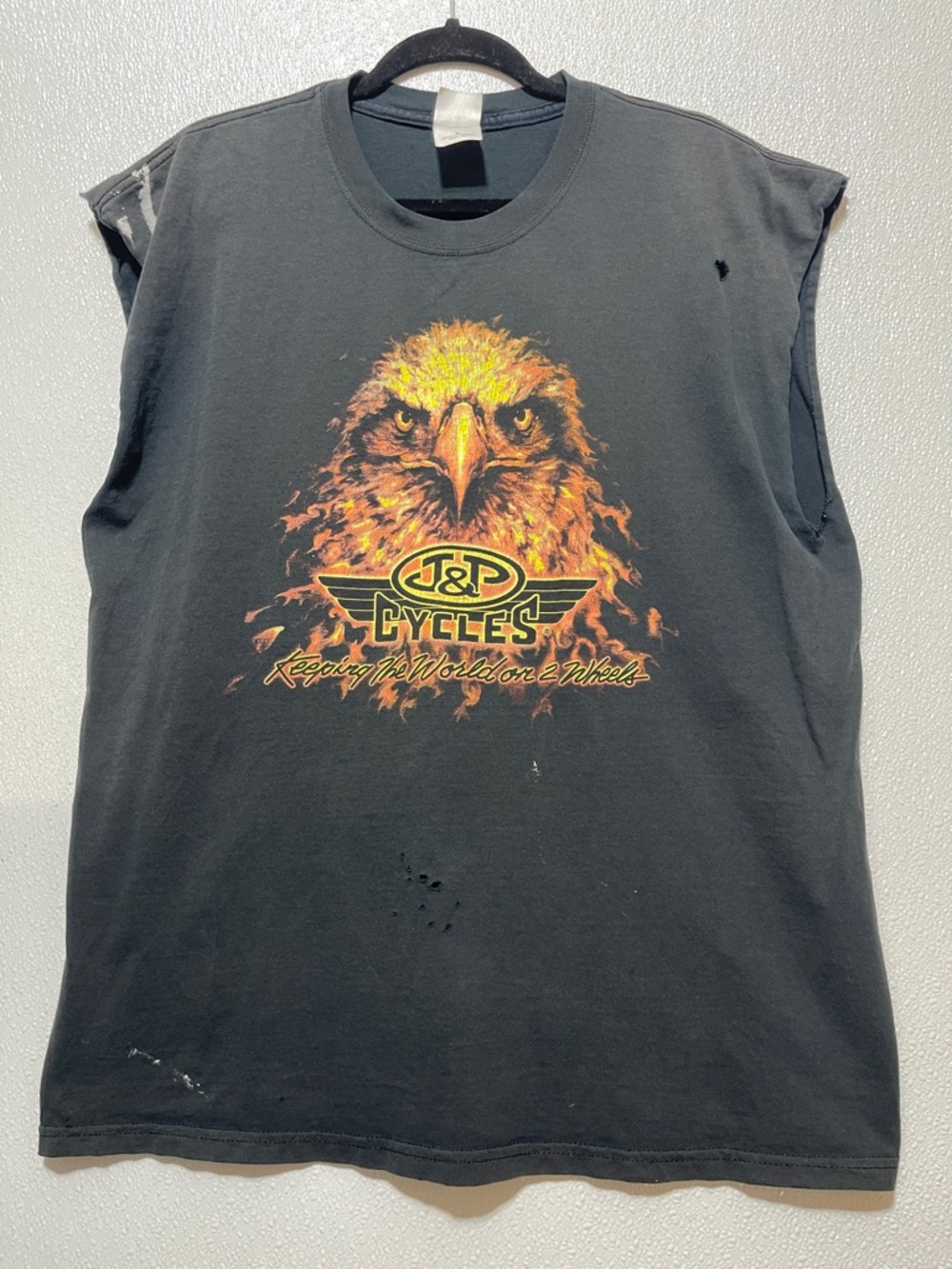 Gildan Black Ultra Cotton Tee with Gold Graphic